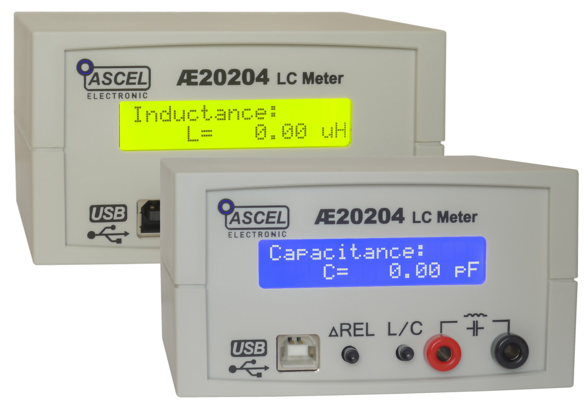 Ae20204 LC Meter Complete Kit with rs232/usb chassis RCL RLC LCR CRL LRC 